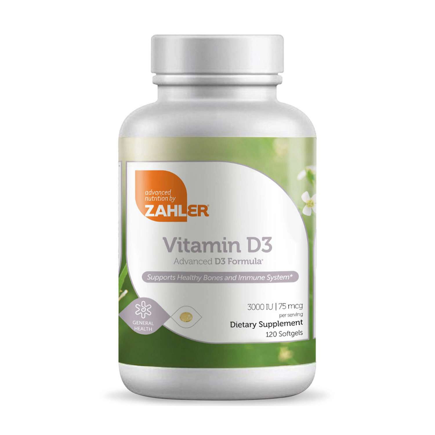 Vitamin D3 3000 IU - 120 Softgels (120 Servings)